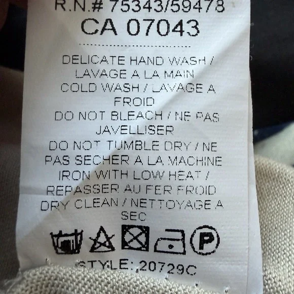 Bellambra Italy Womens Silk Blend Palazzo Pants Size L Wide Leg Resort Boho - Picture 15 of 15